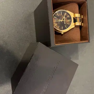 [ 하자품 ] MICHAEL KORS 손목시계 골드/브라운