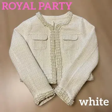 ROYAL PARTY 트위드 펄 자켓