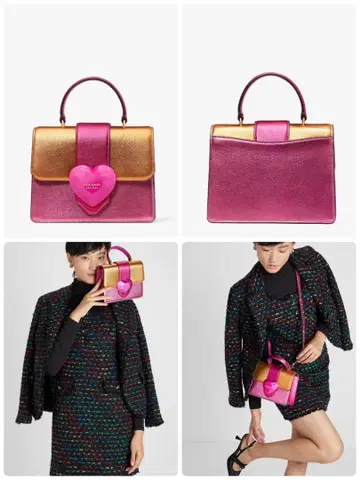 케이트 스페이드 비쥬 메탈릭 미니 2way 탑 핸들 백