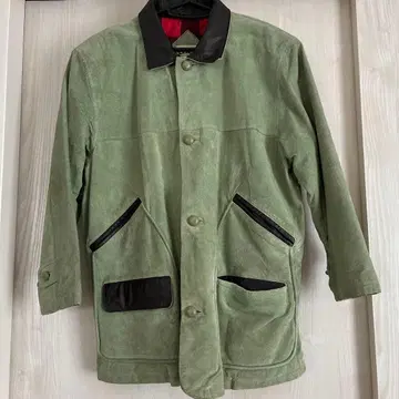 LISCH 그린 스웨이드 자켓