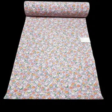 꽃무늬 폴리에스테르 원단 12.0m 코몬 기모노 오비 옷감 리메이크