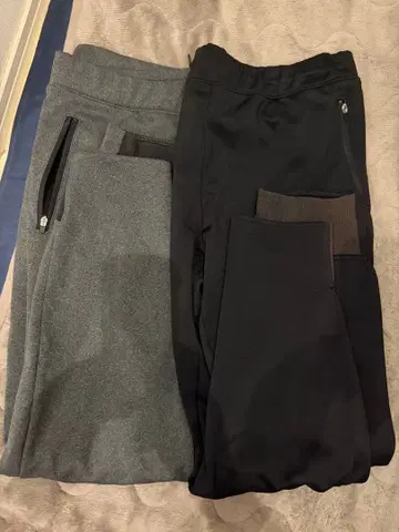 유니클로 블록 테크 팬츠 여성용 XL 블랙 그레이 인기 모델