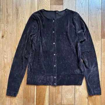 [결론 시리즈] 극미 시어 플로키 가디건 다크 브라운