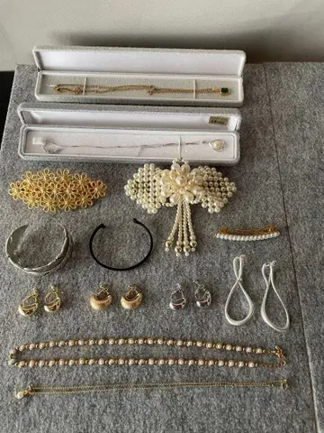 주얼리 세트 펄 비즈 골드 액세서리 일괄