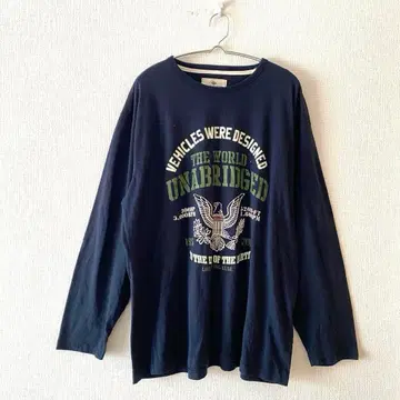 [ 험멜 ] T셔츠 면 혼방 프린트 디자인 빅 사이즈 크루넥 5L