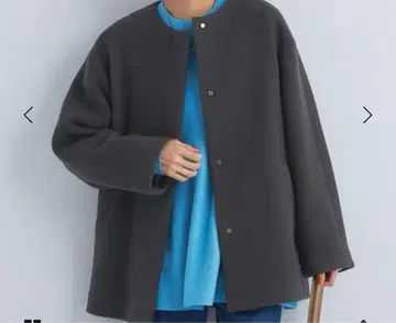 그린 라벨 릴랙싱 센테일 울 노카라 미들 코트