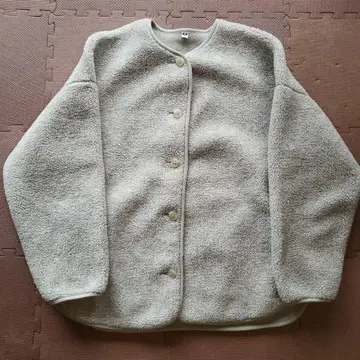 UNIQLO 플리스 노카라 자켓 XL