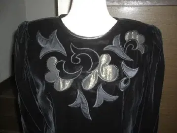 벨벳 원피스 블랙 9호