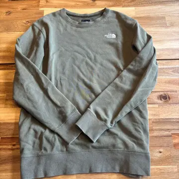 THE NORTH FACE 올리브 그린 맨투맨 L