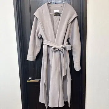 프레이 아이디 핑크 그레이 롱 코트 1