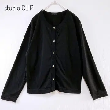 [ 스튜디오 클립 ] 크루넥 가디건 성숙 캐주얼 코튼 혼방 F