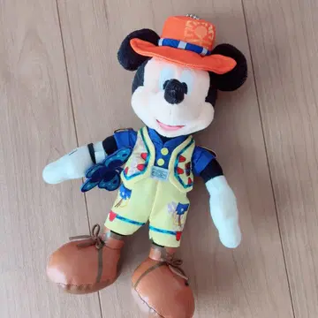 디즈니 리조트 트레일 미키 인형 배지