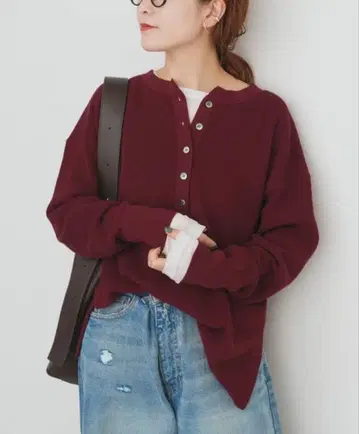 이번 시즌 스픽 앤 스팬 전후 2WAY 와플 풀오버