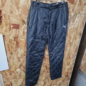 PUMA 퀼팅 팬츠 M 블랙78