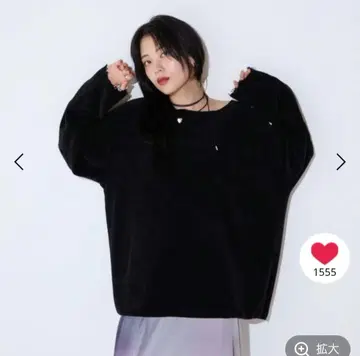 JEANASIS 몰 카노코 보트넥 LS 블랙