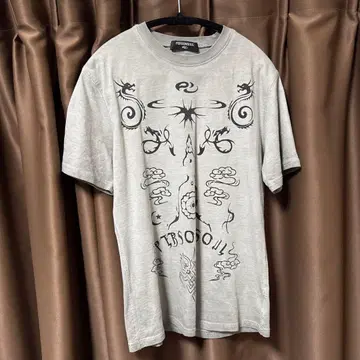 공식 매장 구매 PERSONSOUL 그레이 T셔츠