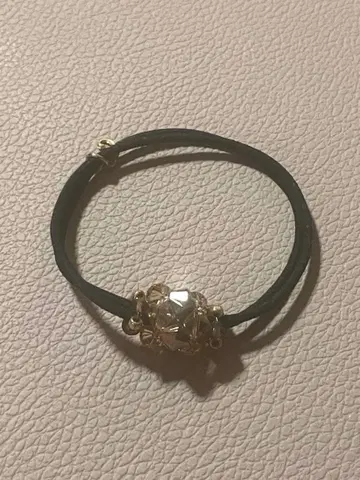 콤플렉스 비즈 스와로브스키 머리끈 미사용 새상품