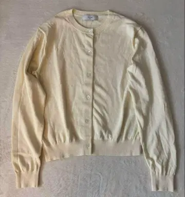 미사용 슬로브 이에나 FROSTYCOTTON 크루넥 가디건