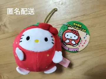 헬로키티 고토치 키티 스퀴즈 봉제 인형 볼체인 도치기 한정판