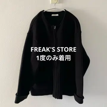 FREAK'S STORE 프릭스스토어 니트 가디건 지퍼 블랙