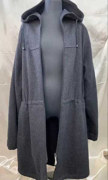 DIRK BIKKEMBERGS 남성용 후드 부착 지퍼 코트