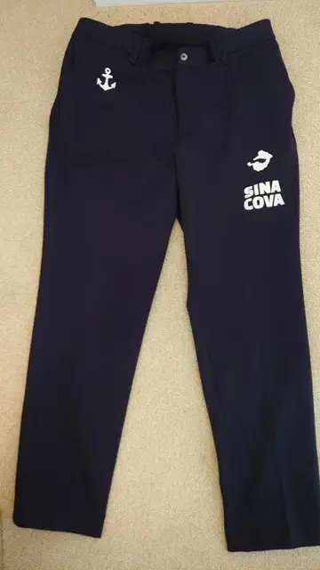 SINA COVA 네이비 슬림핏 팬츠