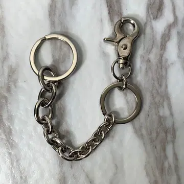 STUDIOUS 크레센도 키체인 실버 한정판 후크 키링