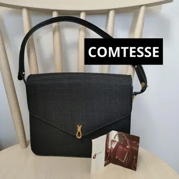 COMTESSE 블랙 핸드백