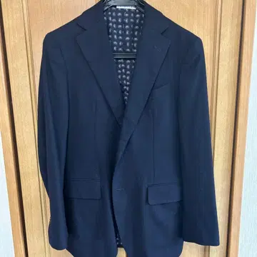 수트 컴퍼니 네이비 블레이저 울 100% ETONNE 카노니코 원단