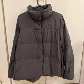 그레이 다운 자켓 여성용