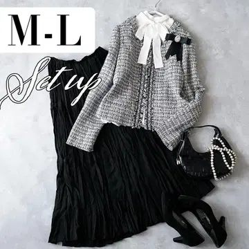 셋업 노카라 트위드 세레모니 엄마 여성 수트 시치고산 결혼식 C7