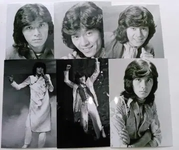 사이조 히데키 흑백 화이트 블랙 사진 6장 세트