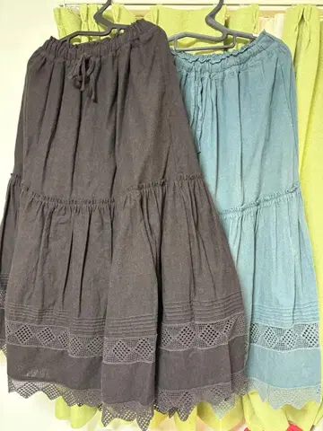 플레어 스커트 2벌 세트