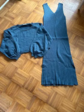 로리즈팜 셋업 니트