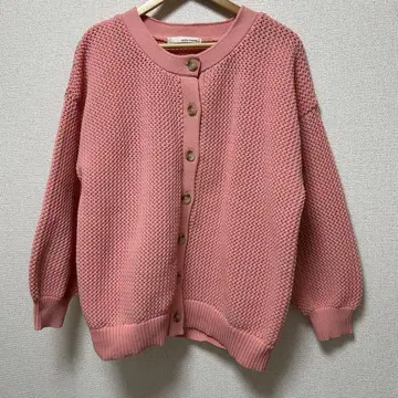 mysty woman 니트 가디건 핑크