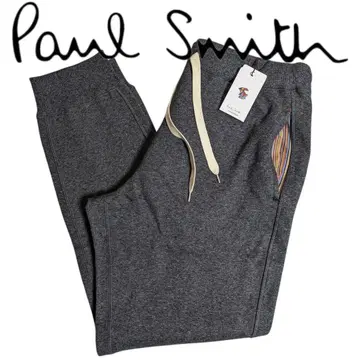 폴스미스 속기모 조거 팬츠 멀티 스트라이프 차콜 멜란지