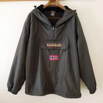 레인 윈터 프론트 포켓 부착 후드티 블루종