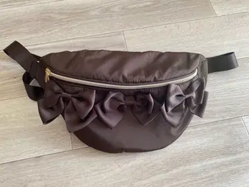 시마무라 아오키 미사코 바디백 브라운