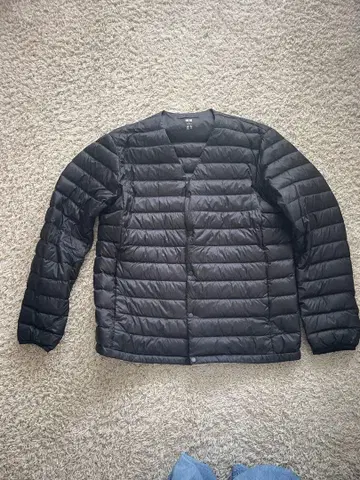 UNIQLO 남성용 XL 울트라 라이트 다운 V넥