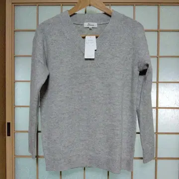그레이 울 스웨터 사이즈 38