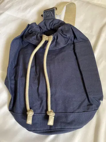 유니클로 JW ANDERSON 드로우 스트링 백 블루