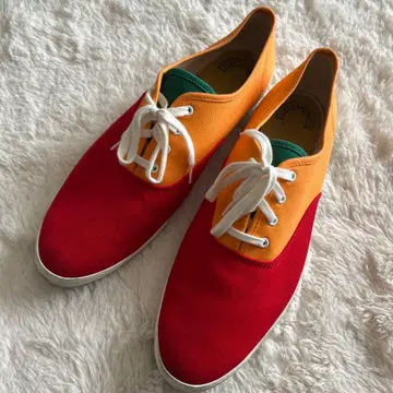 Keds 케즈 로우컷 스니커즈 SIZE 11 L 빨간색 오렌지 그린