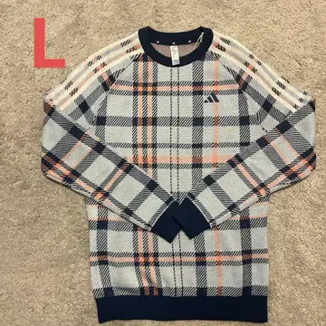 아디다스 골프 여성용 니트 체크 L 사이즈