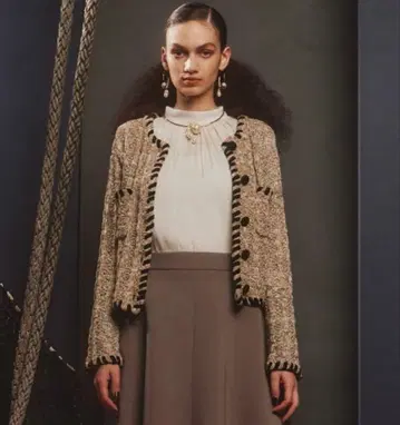 Sov. / 라메 슬라브 트위드 가디건