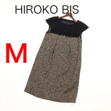 H3476 히로코 비스 트위드 원피스 프렌치 슬리브