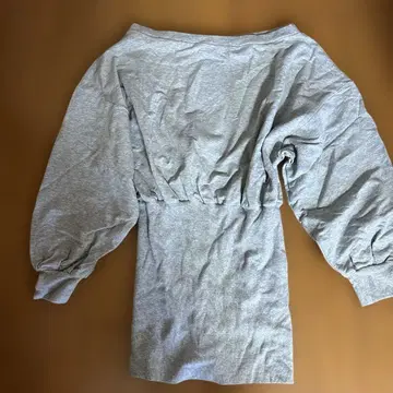 GYDA 그레이 벌룬 슬리브 원피스