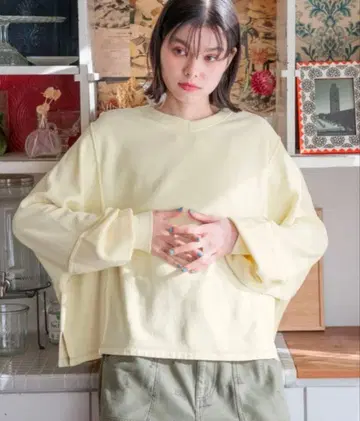 프로필 필독 니코앤드 오버 사이즈 맨투맨 택 포함