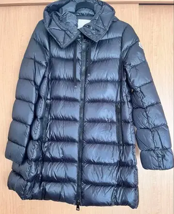 MONCLER 스이엔 후드 부착 블랙 다운 자켓