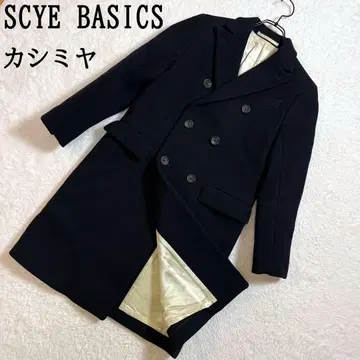 사이 SCYE BASICS // P코트 울 캐시미어 네이비 38