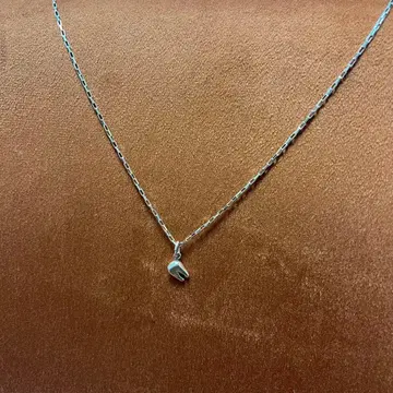 실버 치아 모양 펜던트 목걸이